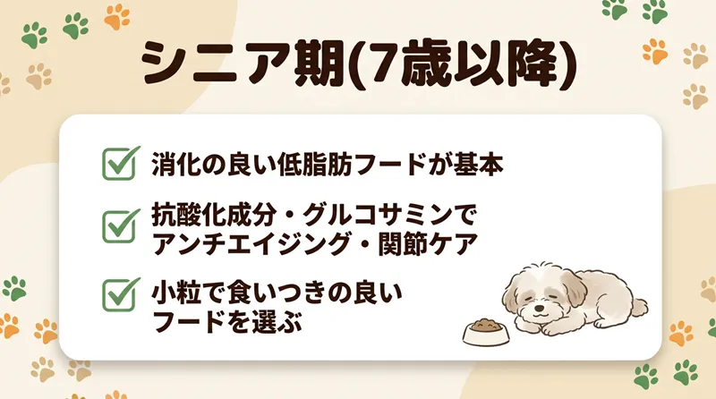 シニア期（7歳以降）