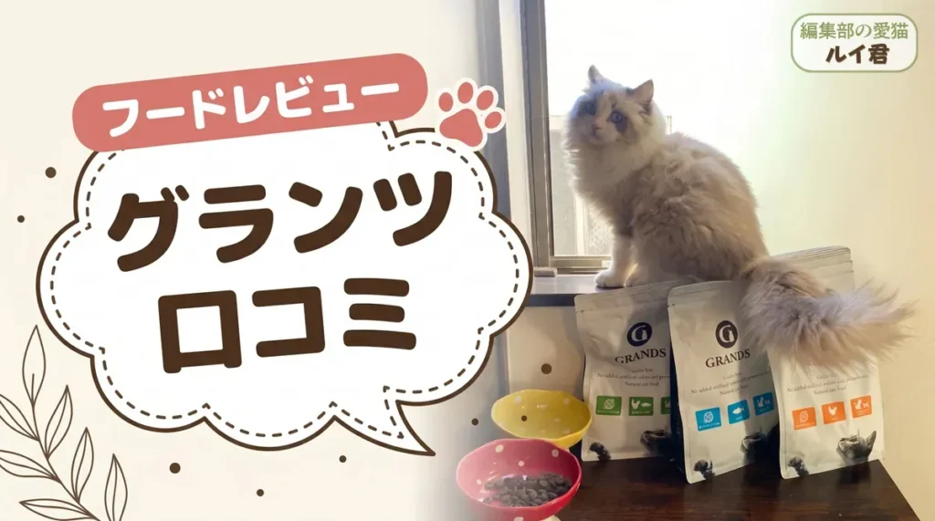 グランツキャットフードの口コミ・評判|「食べない」「高い」は本当か実際に与えて検証