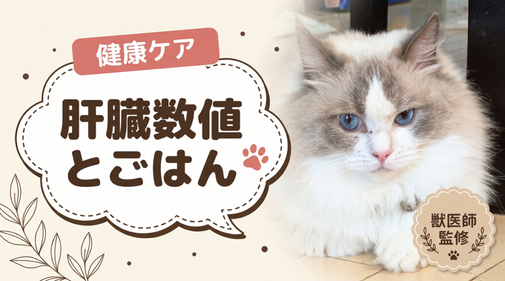 猫の肝臓数値が高いと言われたら？食事でできること・できないこと【獣医師監修】